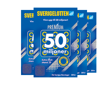 Paketbild på lotter i Sverigelottens premiumpaket